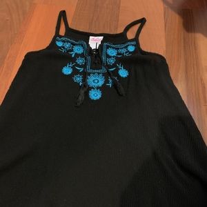 Justice Embroidered Tank Top